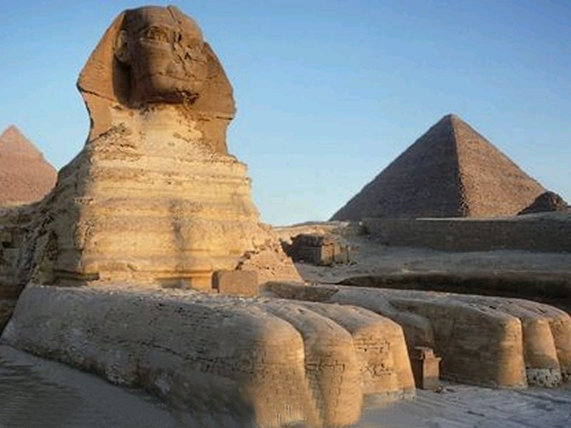 La Pirámide de Gizeh y la Esfinge