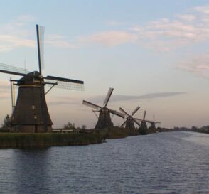 Los molinos de viento de Kinderdijk en Holanda 7