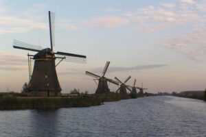 Los molinos de viento de Kinderdijk en Holanda 5