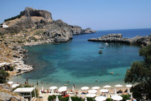 Playas en la isla de Rodas, Grecia 1