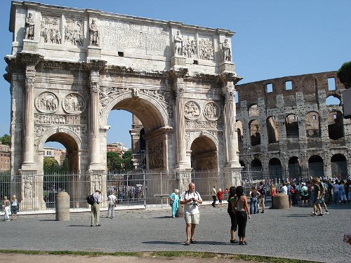El Arco de Constantino en Roma 2