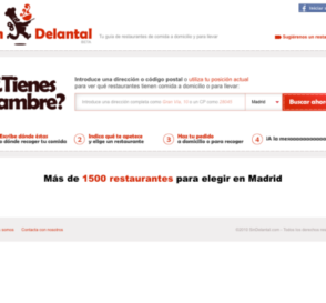 SinDelantal, web de restaurantes de comida a domicilio 4