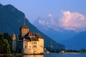 El Castillo de Chillon en Montreaux, Suiza 3
