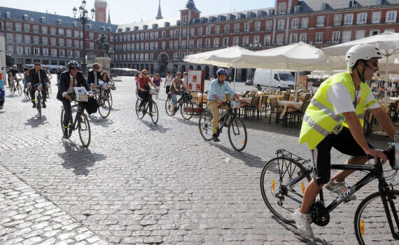 madrid en bicicleta